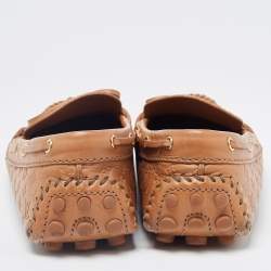 مملوكة مسبقًا Louis Vuitton Brown Leather Gloria Loafers Size 40