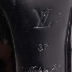 مملوكة مسبقًا Louis Vuitton Black Patent Leather Oh Really! Pumps Size 37