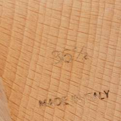 Pre Owned Louis Vuitton Blue/Red Leather and Monogram Denim Ankle Strap Sandals Size 36.5