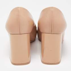 Louis Vuitton Beige Leather Madeleine Pumps Size 38.5