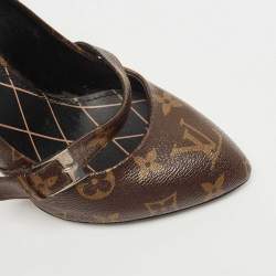 مملوكة مسبقًا Louis Vuitton Monogram Canvas Star Power Buckle Detail Pumps Size 38
