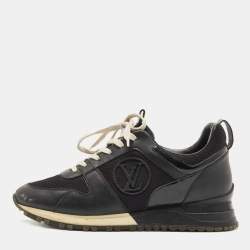 Run away leather trainers Louis Vuitton Black size 37 EU in Leather -  36413613