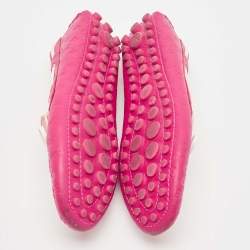 مملوكة مسبقًا Louis Vuitton Purple Leather Gloria Loafers Size 35