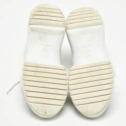 Pre Owned Louis Vuitton Black Tweed and Leather Archlight Sneakers Size 38