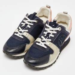 Louis Vuitton Multicolor Suede and Mesh Run Away Sneakers Size 37.5