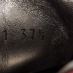 مملوكة مسبقًا Louis Vuitton Pink Perforated Suede Low Top Sneakers Size 37.5