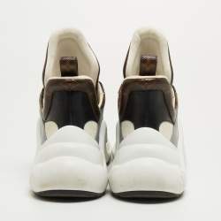 Louis Vuitton Multicolor Monogram Canvas and Leather Archlight Sneakers Size 38