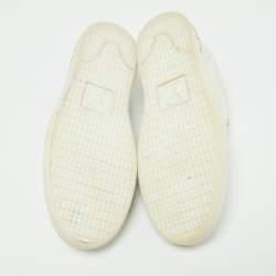 Louis Vuitton White Leather Frontrow Sneakers Size 39