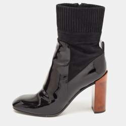 Louis Vuitton Silhouette Ankle Boot BLACK. Size 36.0