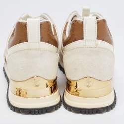 Louis Vuitton Multicolor Patent and Mesh Run Away Sneakers Size 35.5