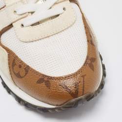Louis Vuitton Multicolor Patent and Mesh Run Away Sneakers Size 35.5