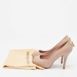 Pre Owned Louis Vuitton Beige Leather Oh Really! Pumps Size 36