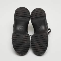 Louis Vuitton Black Leather and Monogram Canvas Archlight Sneakers Size 36