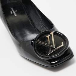 Louis Vuitton Black Patent Leather Madeleine Pumps Size 36