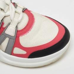 Louis Vuitton Multicolor Mesh and Leather Archlight Sneakers Size 38