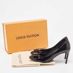 مملوكة مسبقًا Louis Vuitton Black Patent Leather Fiance Pumps Size 36.5