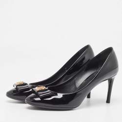 مملوكة مسبقًا Louis Vuitton Black Patent Leather Fiance Pumps Size 36.5
