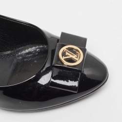 مملوكة مسبقًا Louis Vuitton Black Patent Leather Fiance Pumps Size 36.5