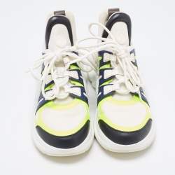 Louis Vuitton Multicolor Leather and Mesh Archlight Sneakers Size 39.5