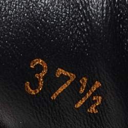 Louis Vuitton Black/Brown Monogram Canvas, Suede and Mesh Run Away Low Top Sneakers Size 37.5