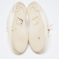 Louis Vuitton White Leather Frontrow  Sneakers Size 38