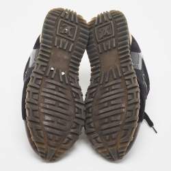 Louis Vuitton Black Nylon, Leather Archlight  Sneakers Size 38