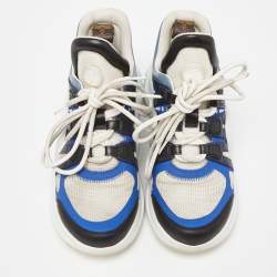 Louis Vuitton Tricolor Mesh and Leather Archlight Sneakers Size 36
