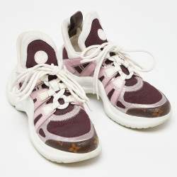 Louis Vuitton Tricolor Leather and Mesh Archlight Sneakers Size 36.5 