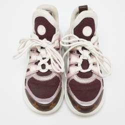 Louis Vuitton Tricolor Leather and Mesh Archlight Sneakers Size 36.5 