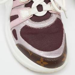 Louis Vuitton Tricolor Leather and Mesh Archlight Sneakers Size 36.5 
