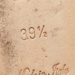 Pre Owned Louis Vuitton Navy Blue Monogram Canvas and Leather Elba Bow Ballet Flats Size 39.5