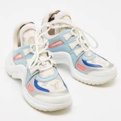 Louis Vuitton Multicolor Leather and Mesh Archlight  Sneakers Size 36