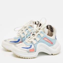 Louis Vuitton Multicolor Leather and Mesh Archlight  Sneakers Size 36