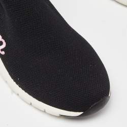 Pre Owned حذاء رياضي لوي فيتون أفتر جام قماش تريكو أسود بعنق طويل مقاس 37.5