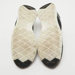 Louis Vuitton Black Mesh and Leather Aftergame Sneakers Size 40