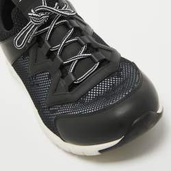 Louis Vuitton Black Mesh and Leather Aftergame Sneakers Size 40