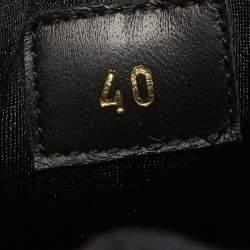Louis Vuitton Black Mesh and Leather Aftergame Sneakers Size 40