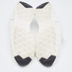 Louis Vuitton White Knit Fabric Aftergame Low Top Sneakers Size 39