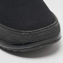 Louis Vuitton Black Knit Fabric Archlight High Top Sneakers Size 38