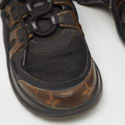Louis Vuitton Brown Monogram Canvas and Mesh Archlight Sneakers Size 37.5