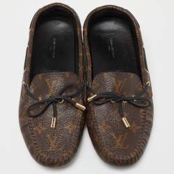Pre Owned Louis Vuitton Monogram Canvas Gloria Flat Loafers Size 39