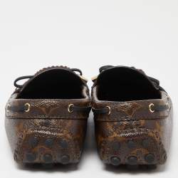 Pre Owned Louis Vuitton Monogram Canvas Gloria Flat Loafers Size 39
