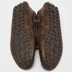 Pre Owned Louis Vuitton Monogram Canvas Gloria Flat Loafers Size 39