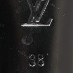 Pre Owned Louis Vuitton Black  Patent Lock It  Pumps Size 38