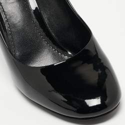 Pre Owned Louis Vuitton Black  Patent Lock It  Pumps Size 38
