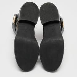 Pre Owned Louis Vuitton Brown/Black Monogram Canvas Wonderland Ranger Boots Size 38.5