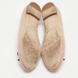 Pre Owned Louis Vuitton Pink Patent Leather Ballet Flats Size 40