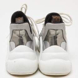 Louis Vuitton Silver Leather and Mesh Archlight  Sneakers Size 38.5