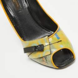 Louis Vuitton Multicolor PVC Richard Prince Flash Pulp Pumps Size 36.5