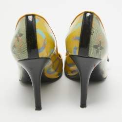 Louis Vuitton Multicolor PVC Richard Prince Flash Pulp Pumps Size 36.5